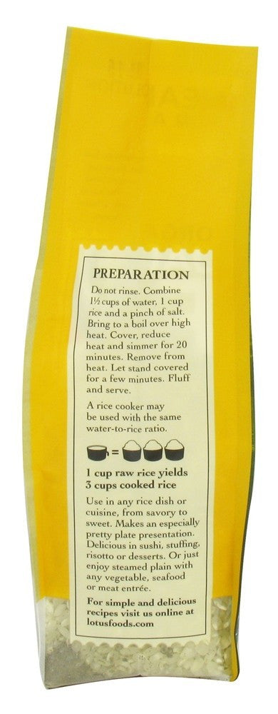 Lotus Foods Organic Jade Pearl Rice (6x15Oz)-3