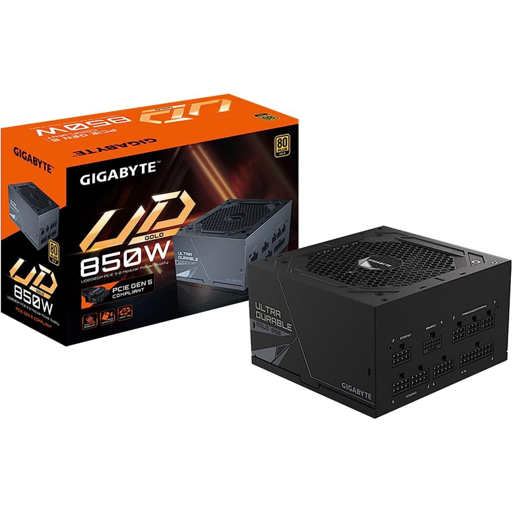 GIGABYTE GP-UD850GM PG5 moduł zasilaczy 850 W 20+4 pin ATX ATX Czarny (GP-UD850GM PG5)-0