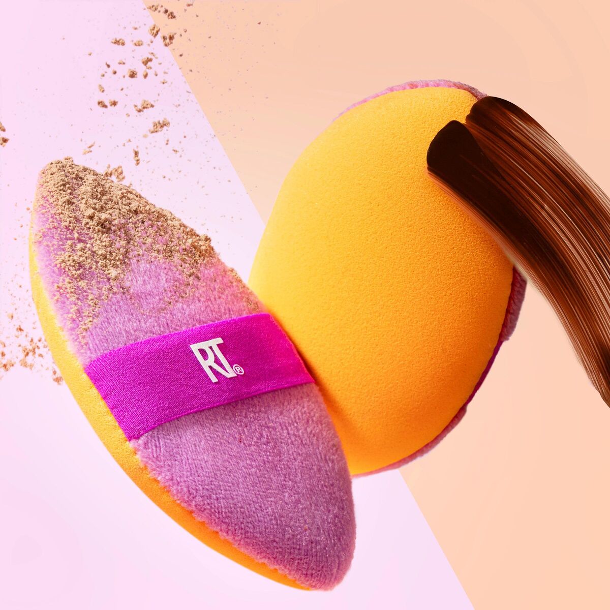 Make-up Brush Real Techniques MIRACLE 2 IN 1 (2 Units)-5
