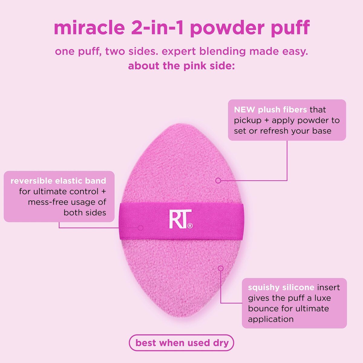 Make-up Brush Real Techniques MIRACLE 2 IN 1 (2 Units)-13