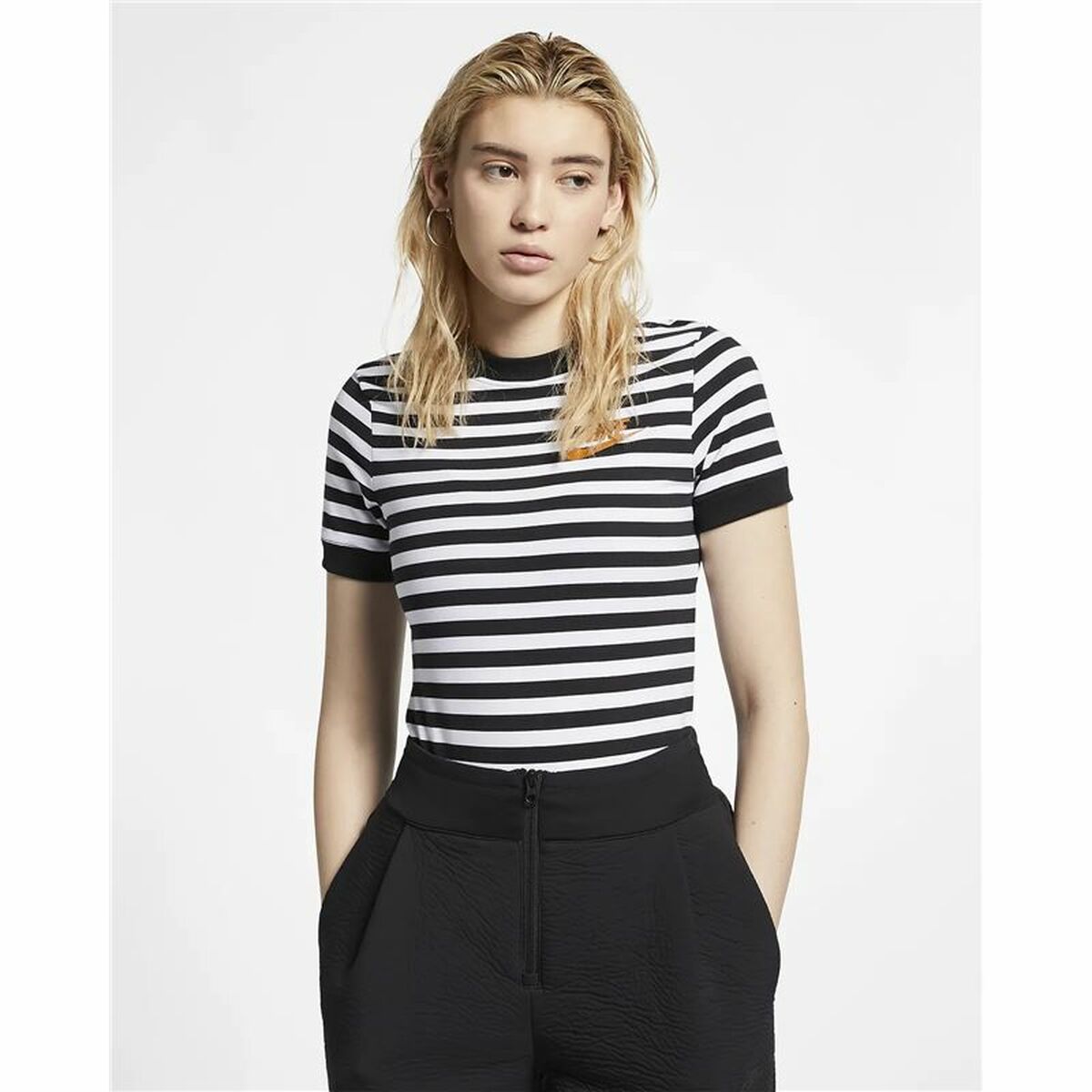 Leotard Nike Sportswear White Black-4