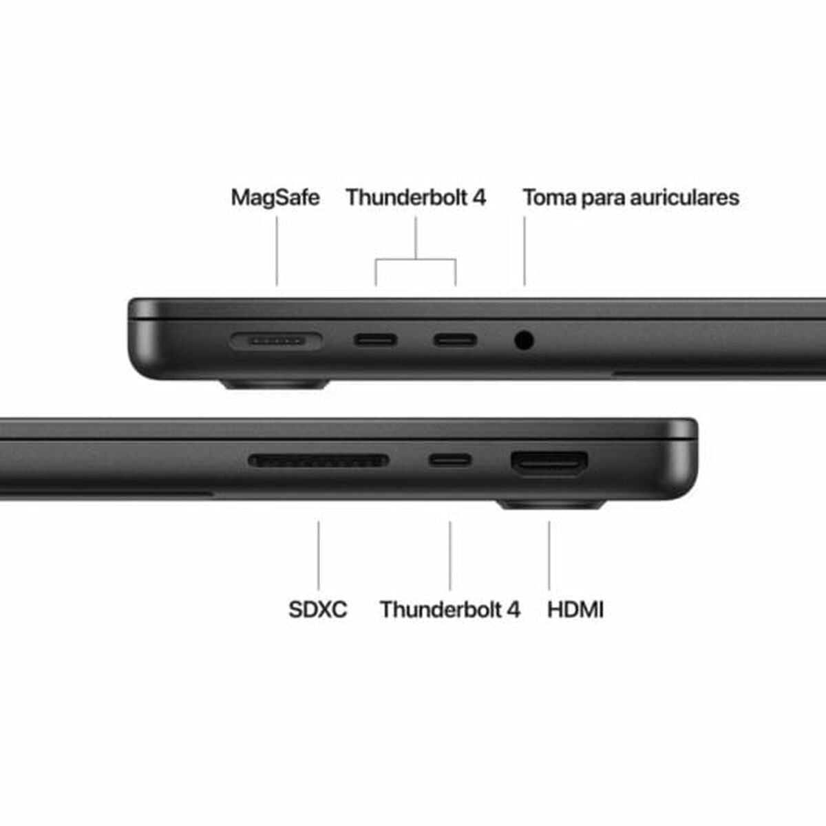 Laptop Apple MW2V3Y/A 14" M4 16 GB RAM 1 TB SSD-2