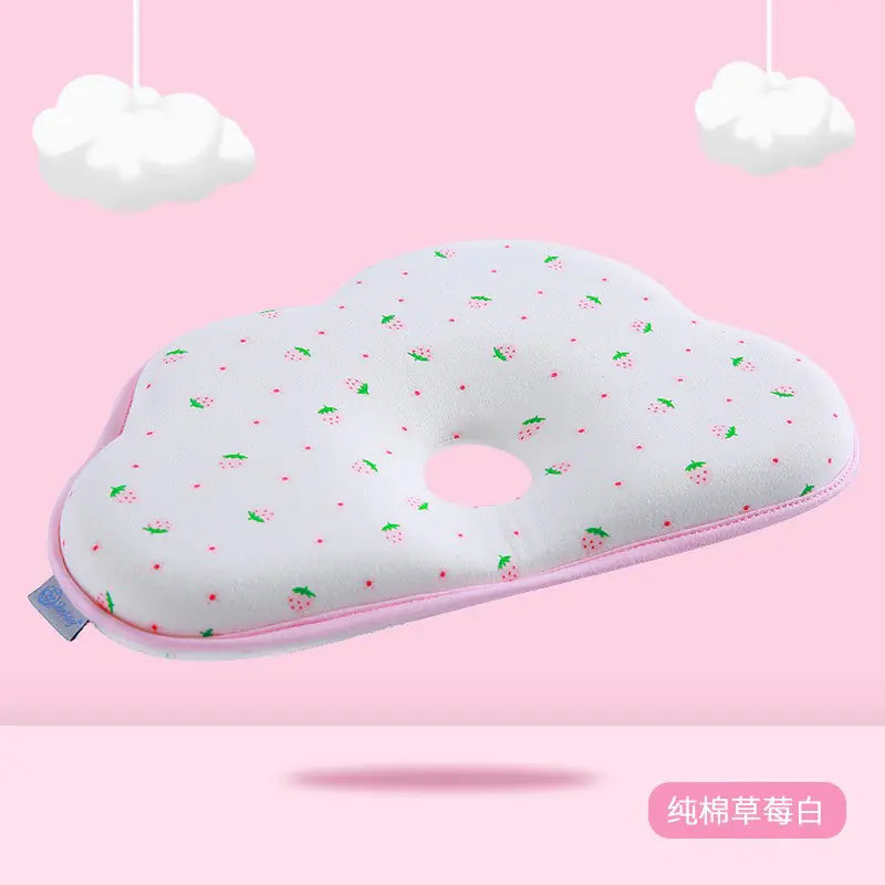 Baby Cloud-Shaped Pillow for Newborns, Washable Cotton