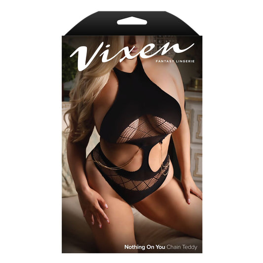Leotard Fantasy Lingerie Black Queen size-0