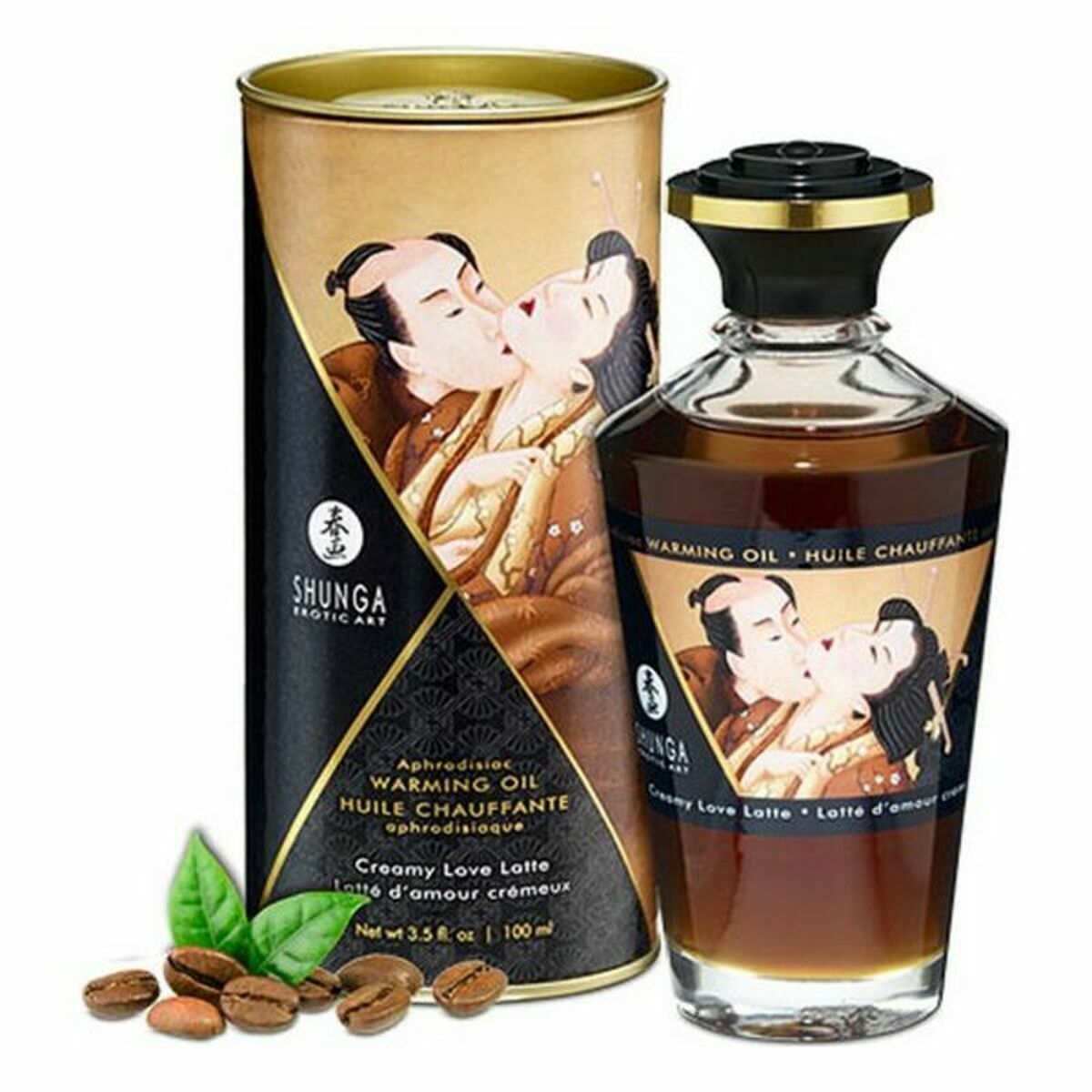 Erotic Massage Oil Shunga Coffee White coffee (100 ml) (100 ml)-0