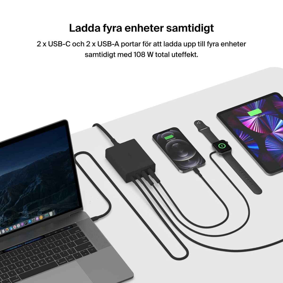 Laptop Charger Belkin WCH010VFBK Black-4