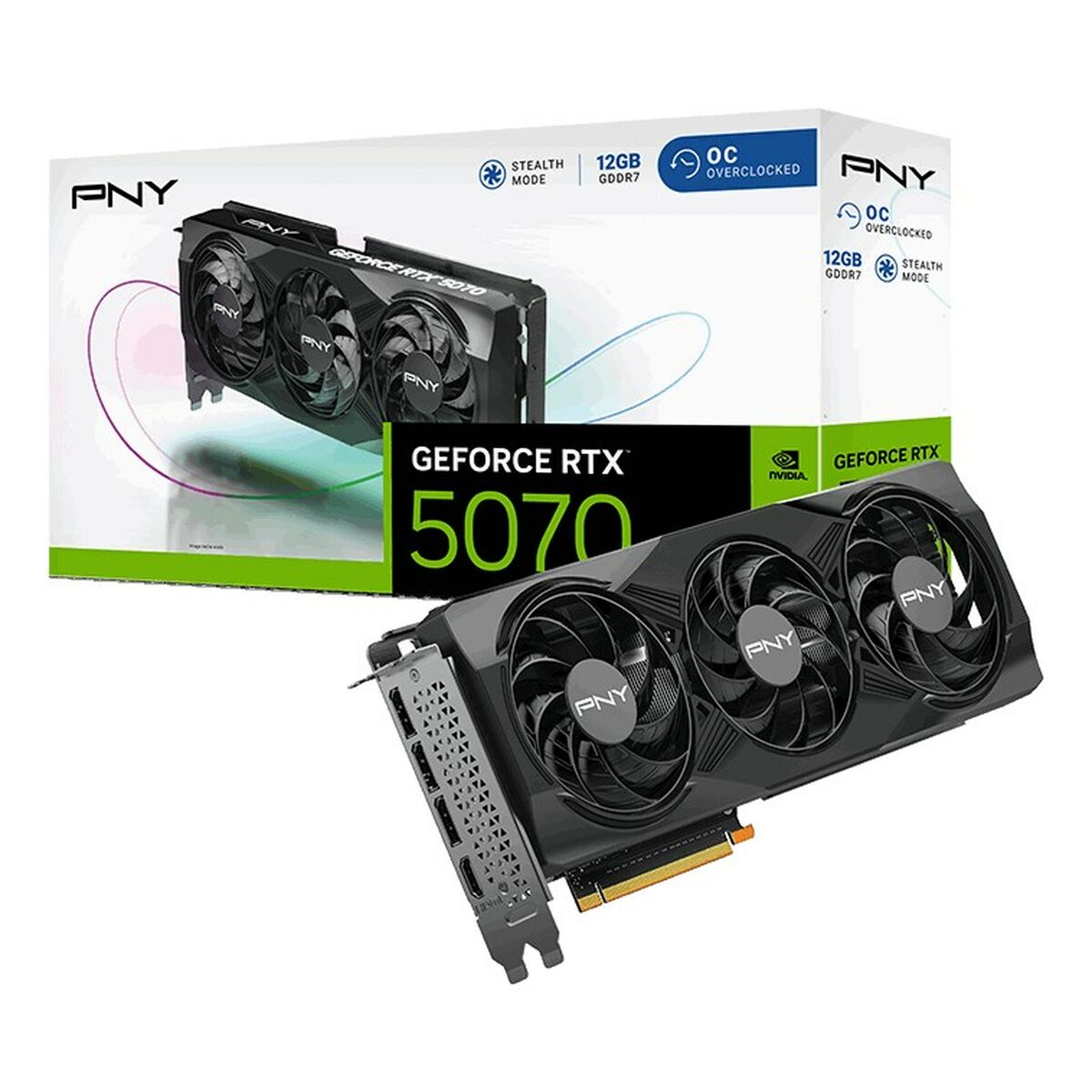 Graphics card PNY nvidia geforce rtx 5070 12 GB GDDR6X-19