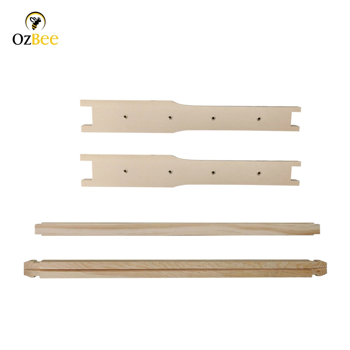 10 X Full Depth Beekeeping Frames with Eyelets Wood Beehive FD Wooden Frame-0