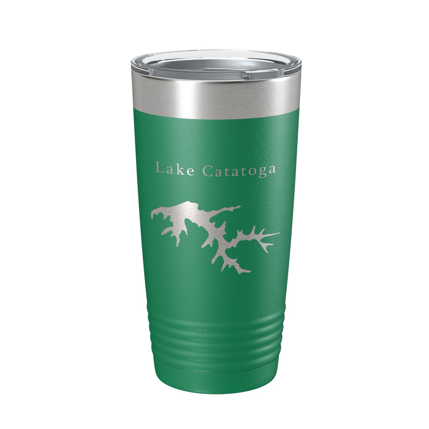 Lake Catatoga Map Tumbler Travel Mug Insulated Laser Engraved Coffee Cup Illinois 20 oz-9