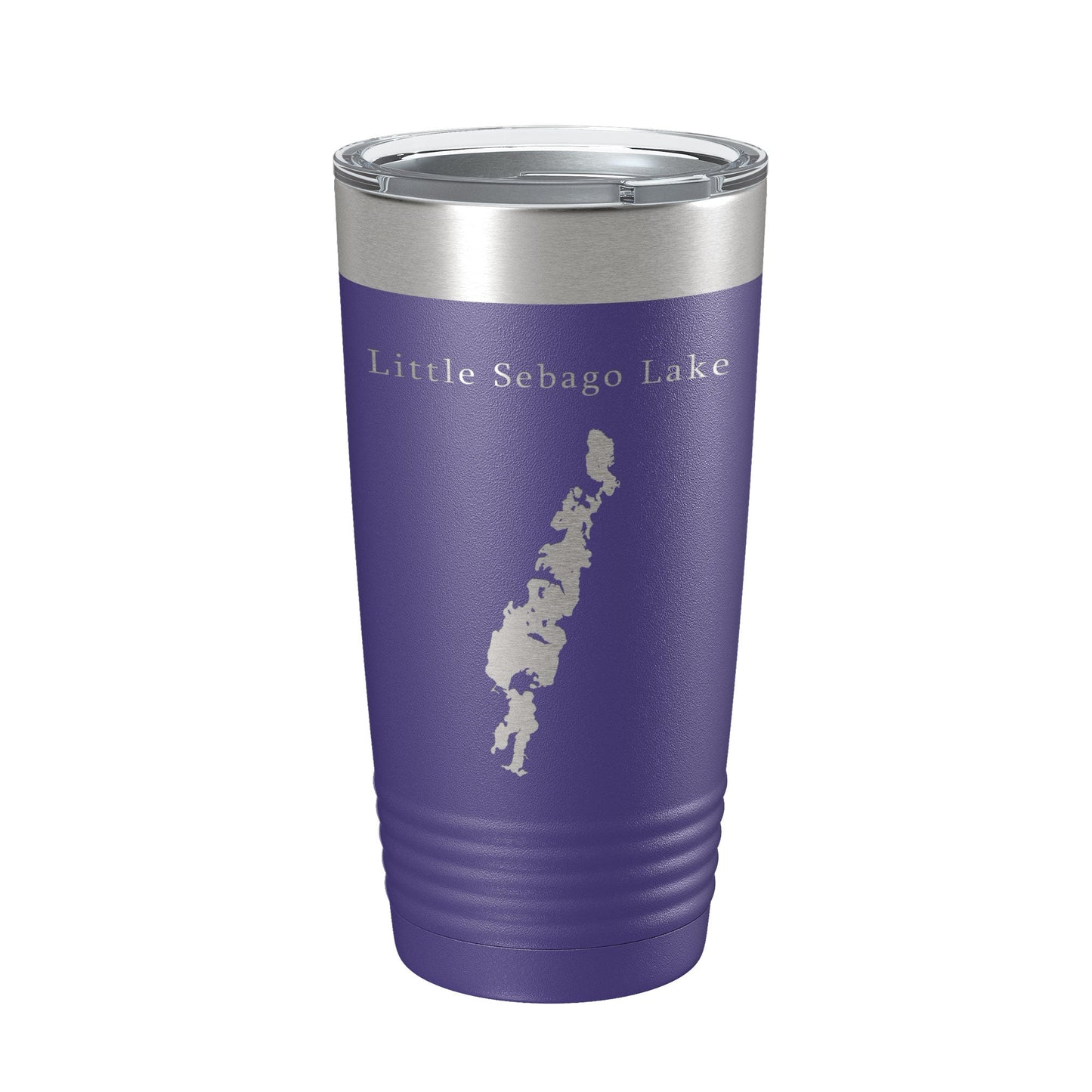 Little Sebago Lake Map Tumbler Travel Mug Insulated Laser Engraved Coffee Cup Maine 20 oz-15