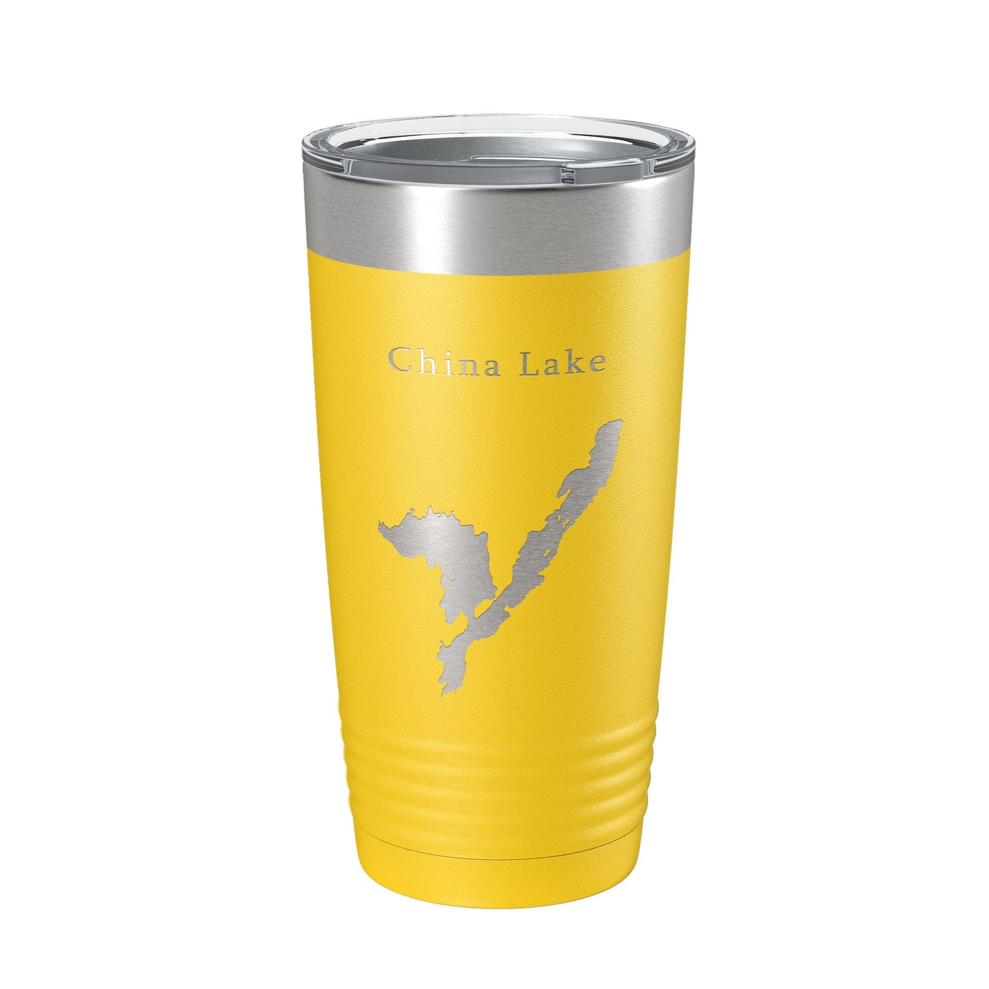 China Lake Map Tumbler Travel Mug Insulated Laser Engraved Coffee Cup Maine 20 oz-19