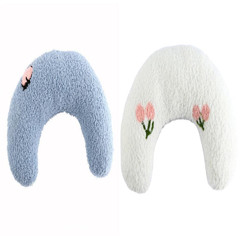 Little Pillow For Cats Fashion Neck Protector Deep Sleep Puppy U-Shaped Pillow Pets Pillow Kitten Headrest Dog Sleeping Pillow Pet Products-7