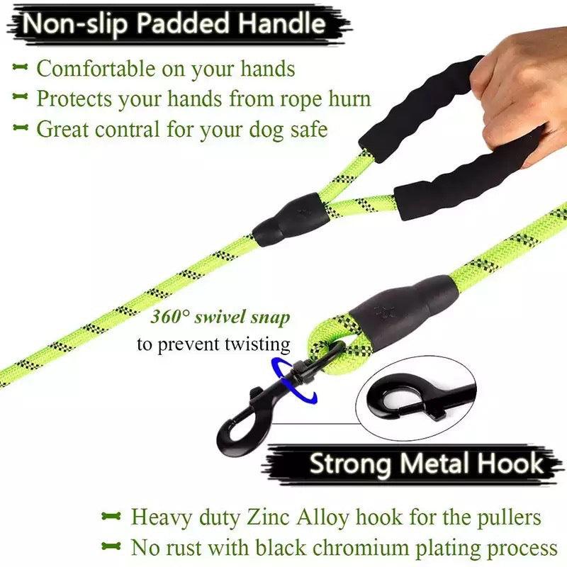 Luminous Reflective Strong Dog Leash-4