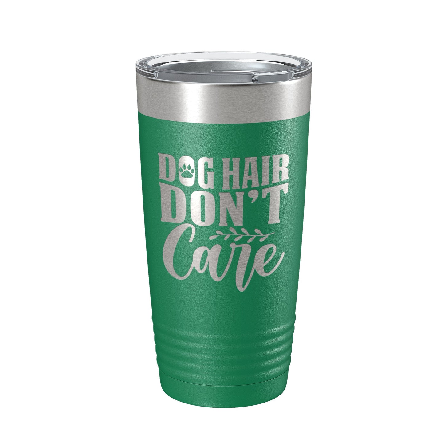 Dog Hair Don't Care Tumbler Travel Mug Funny Dog Lover Insulated Laser Engraved Coffee Cup 20 oz-9