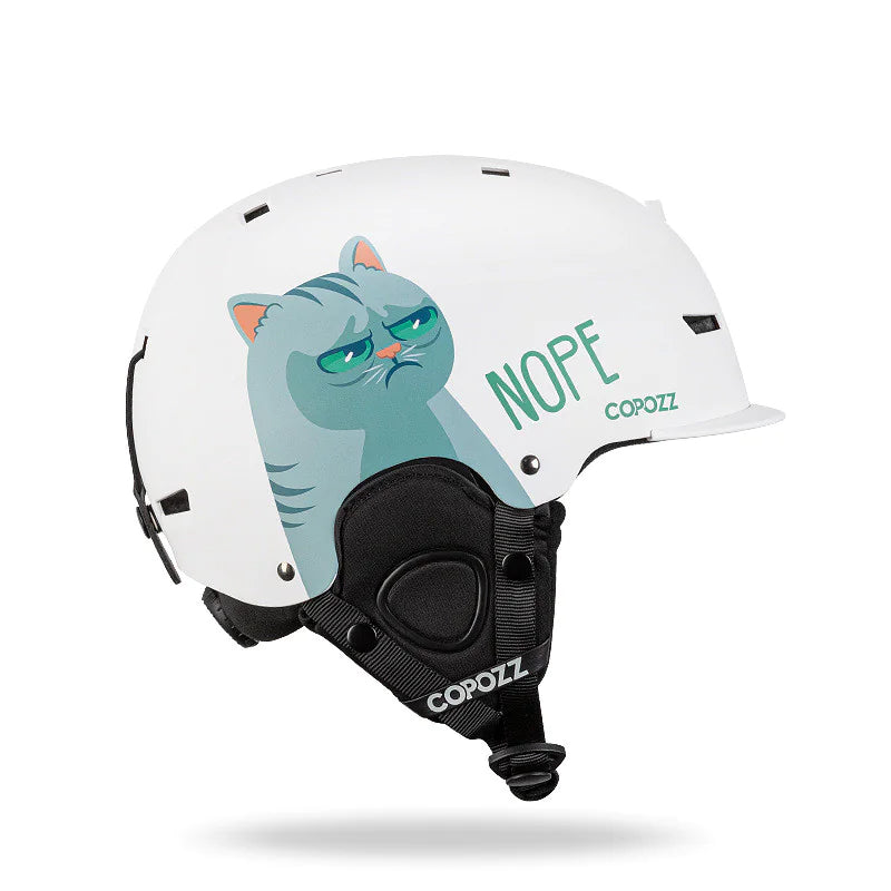 Integrated Snow Goggles with Crash Helmet for Adults
