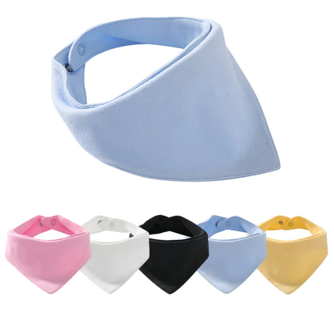 Cotton Triangle Scarf for Newborns and Babies