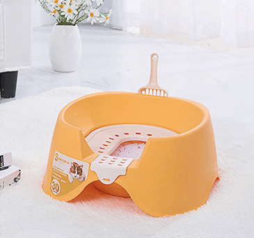 Oversize Semi-Enclosed Spillproof Cat Litter Pan: The Durable And Easy-To-Clean Solution For Your Feline Friend-4