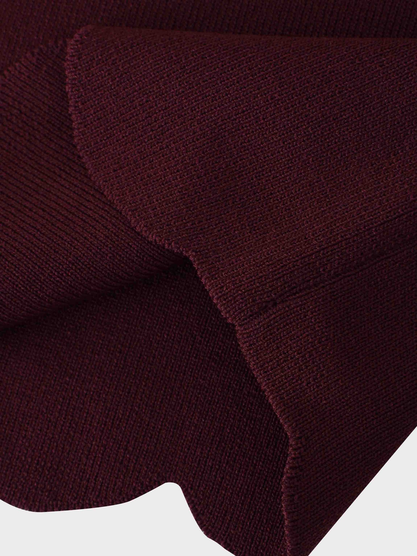 Scallop Edge Crew Cardigan-Wine-4