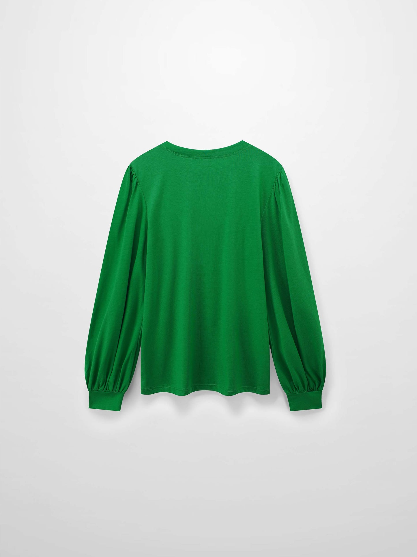 Bubble Sleeve T-Shirt-Kelly Green-1