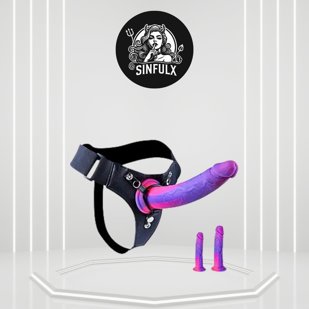 VisionaryPair Progressive Strap-On Dildo Set-0