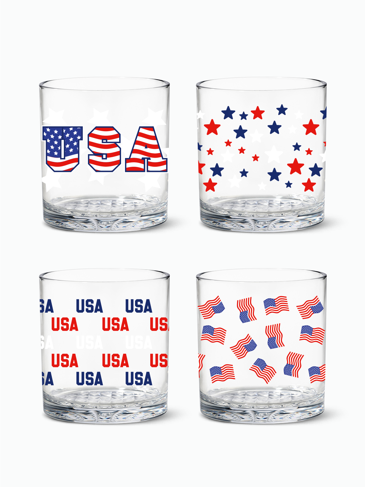American Pride - RESERVE 12oz Old Fashioned Tritan™ Copolyester Glass-0