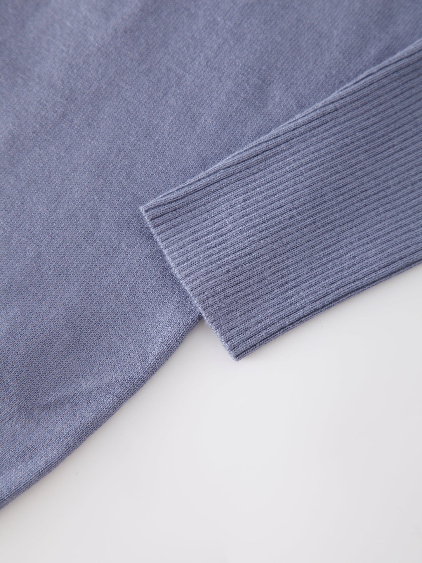 Basic Crew Sweater LS-Denim Blue-3