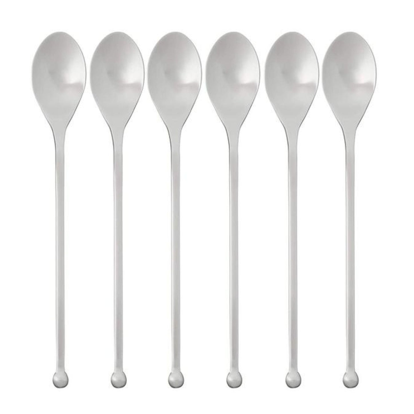 KNORK Modern Iced Teaspoon, Set of 6, Matte-2
