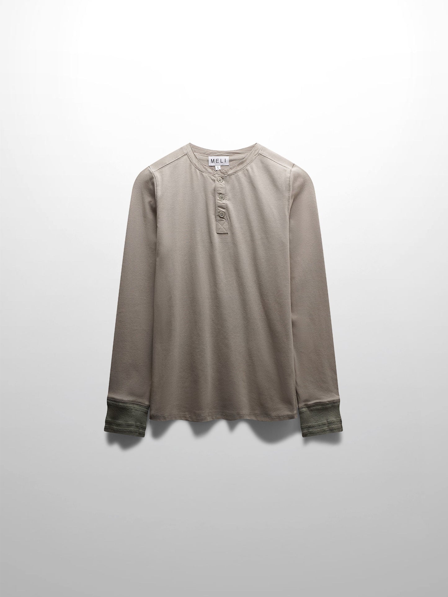 Trim Detail Henley-Light Olive-0