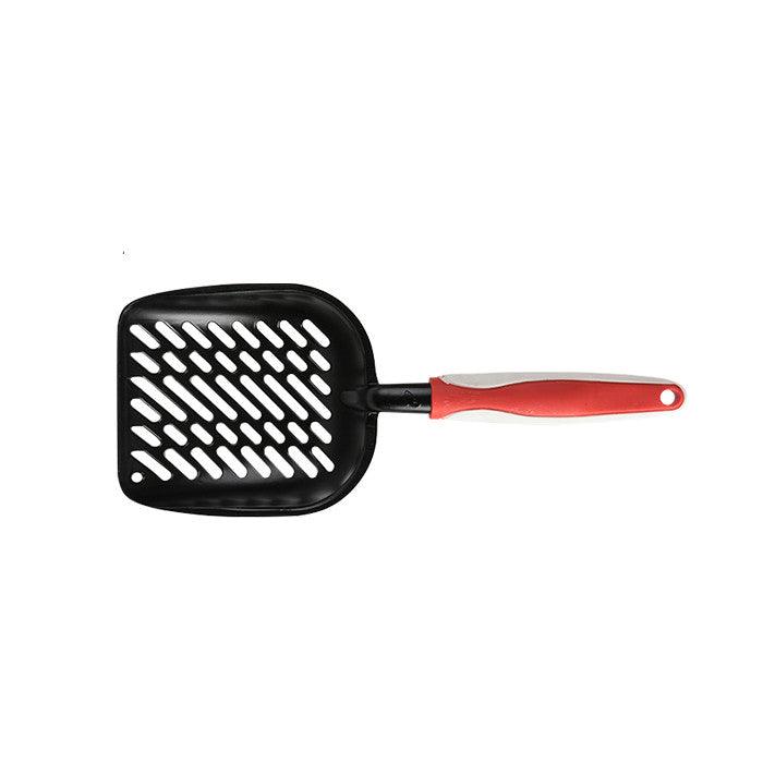 Extra Large Black Coated Aluminum Alloy Cat Litter Shovel-3