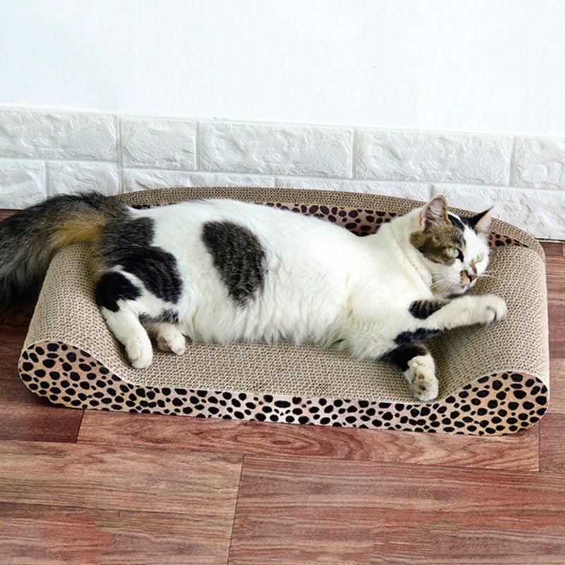 Extra Large Cat Scratch Lounge - The Ultimate Comfort And Play Space For Your Feline Friend-4