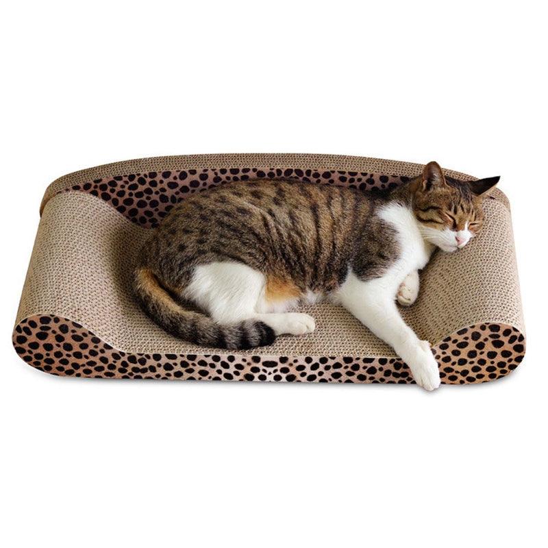 Extra Large Cat Scratch Lounge - The Ultimate Comfort And Play Space For Your Feline Friend-3