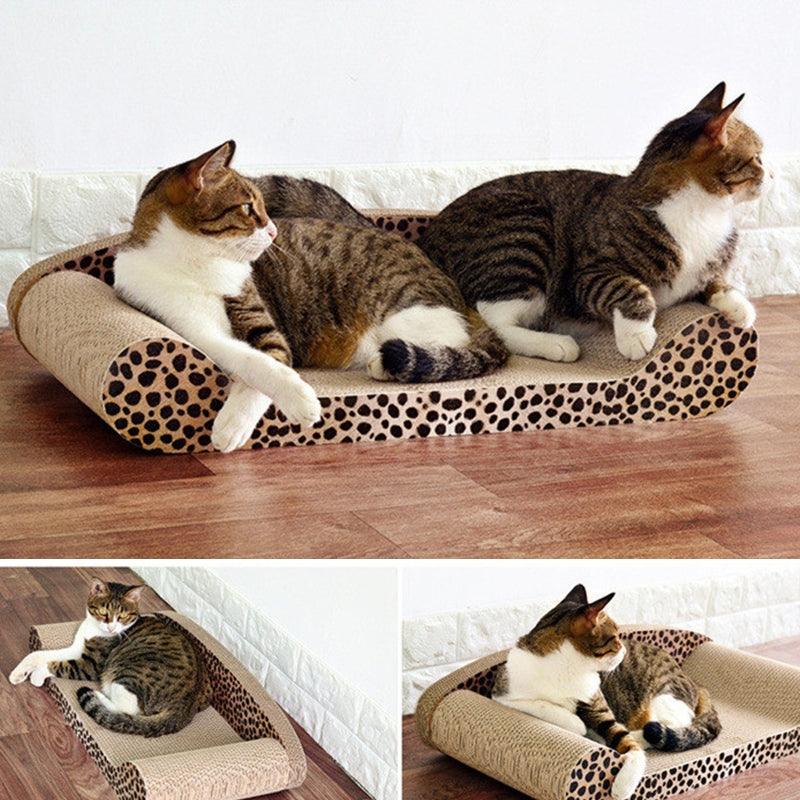 Extra Large Cat Scratch Lounge - The Ultimate Comfort And Play Space For Your Feline Friend-1
