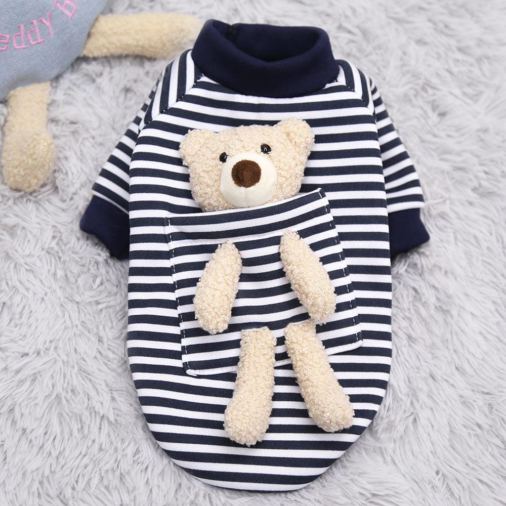 Lovable Cartoon Animal Print Pet Sweater-4