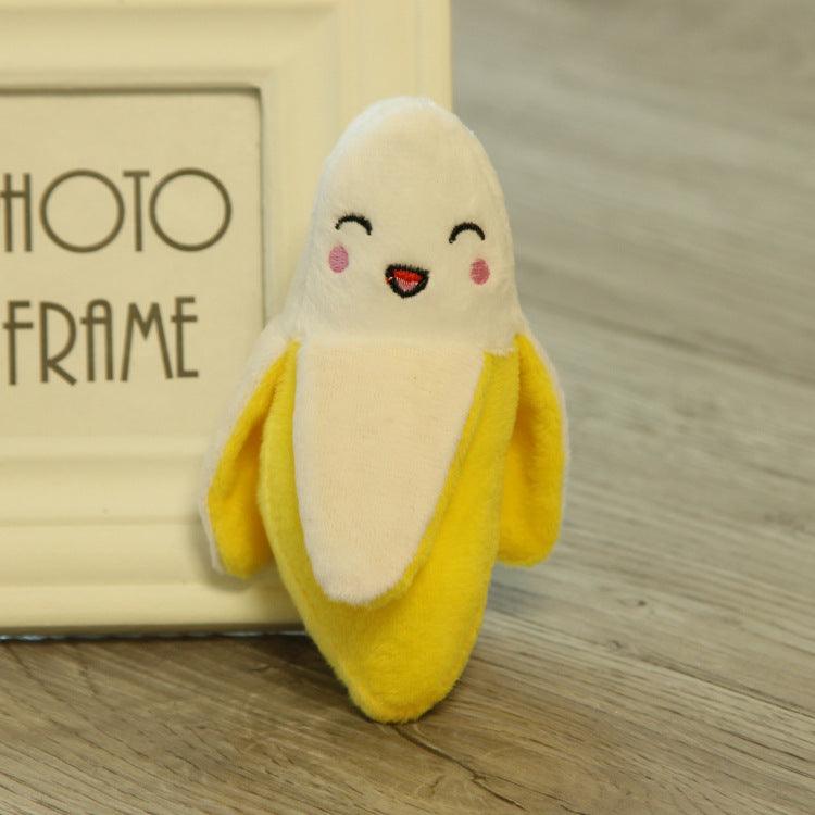 Furry Friends Fruit And Veggie Plush Pet Toys-8