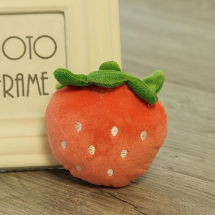 Furry Friends Fruit And Veggie Plush Pet Toys-7