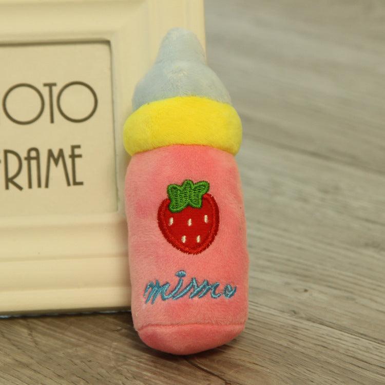 Furry Friends Fruit And Veggie Plush Pet Toys-4