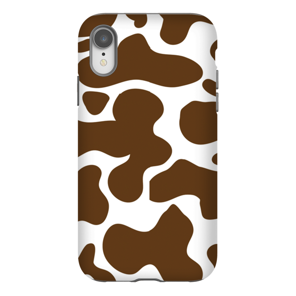 Cowhide Brown Phone Cases-19