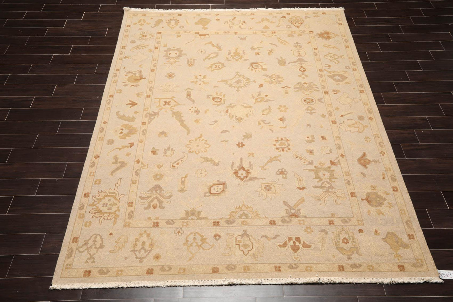 7'9" x 9'9" Hand Knotted 100% Wool Traditional Oriental Area Rug Moss-1
