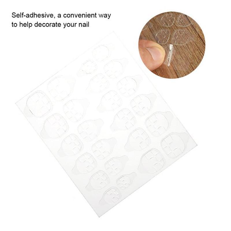 24-2400PCS Double Sided Adhesive Press On Nail Stickers Clear Tape Glue Tabs-2