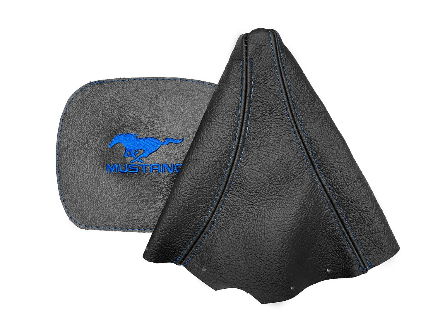 1994-2004 FORD MUSTANG GT Embroidered Leather Manual Shift Boot Cover-6