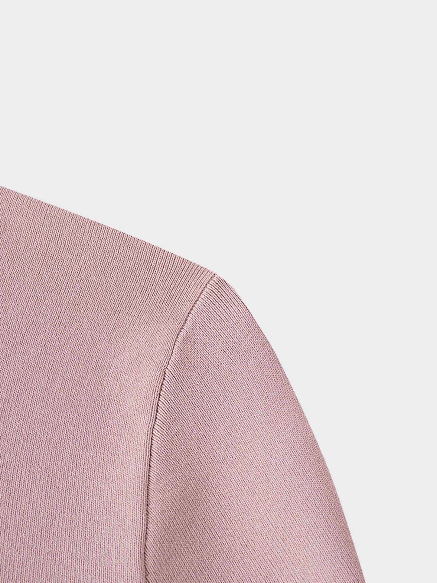 High Cuff Sweater-Blush-3