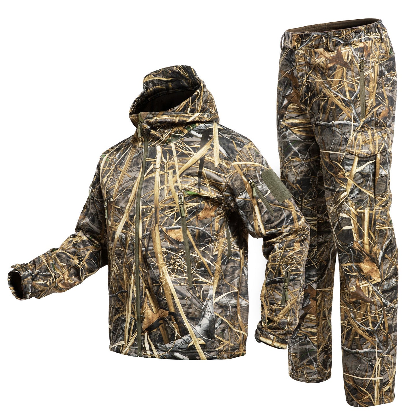 Hunting Gear Suit For Men Camouflage Windproof Jacket-8