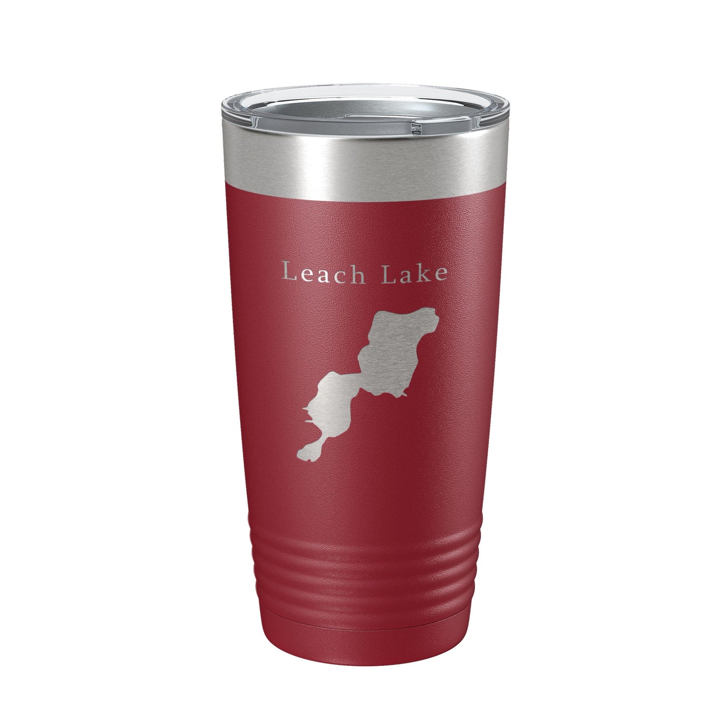 Leach Lake Map Tumbler Travel Mug Insulated Laser Engraved Coffee Cup Michigan 20 oz-18