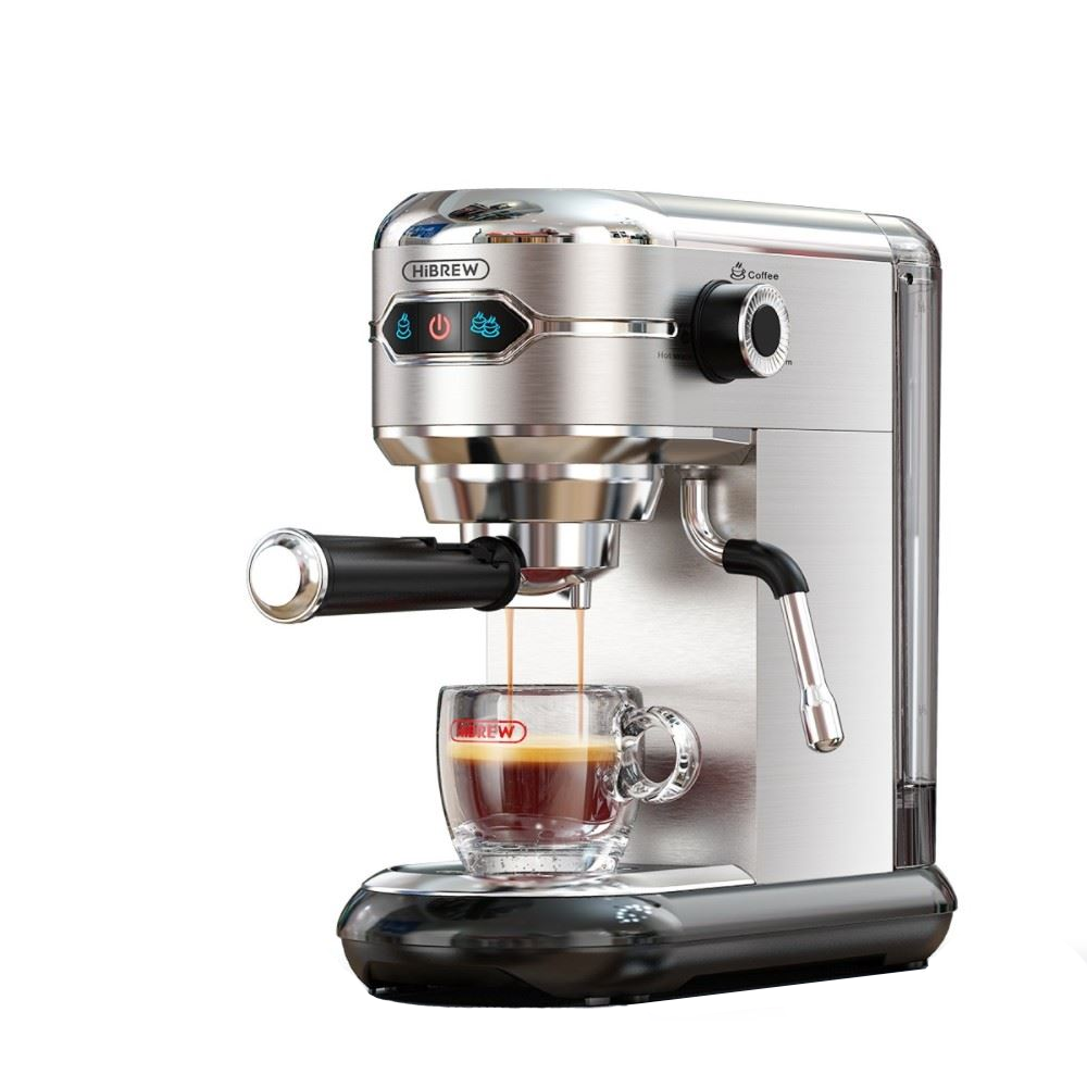 Bankový kávovar na espresso HiBREW H11 0 W strieborná/sivá (H11)-0