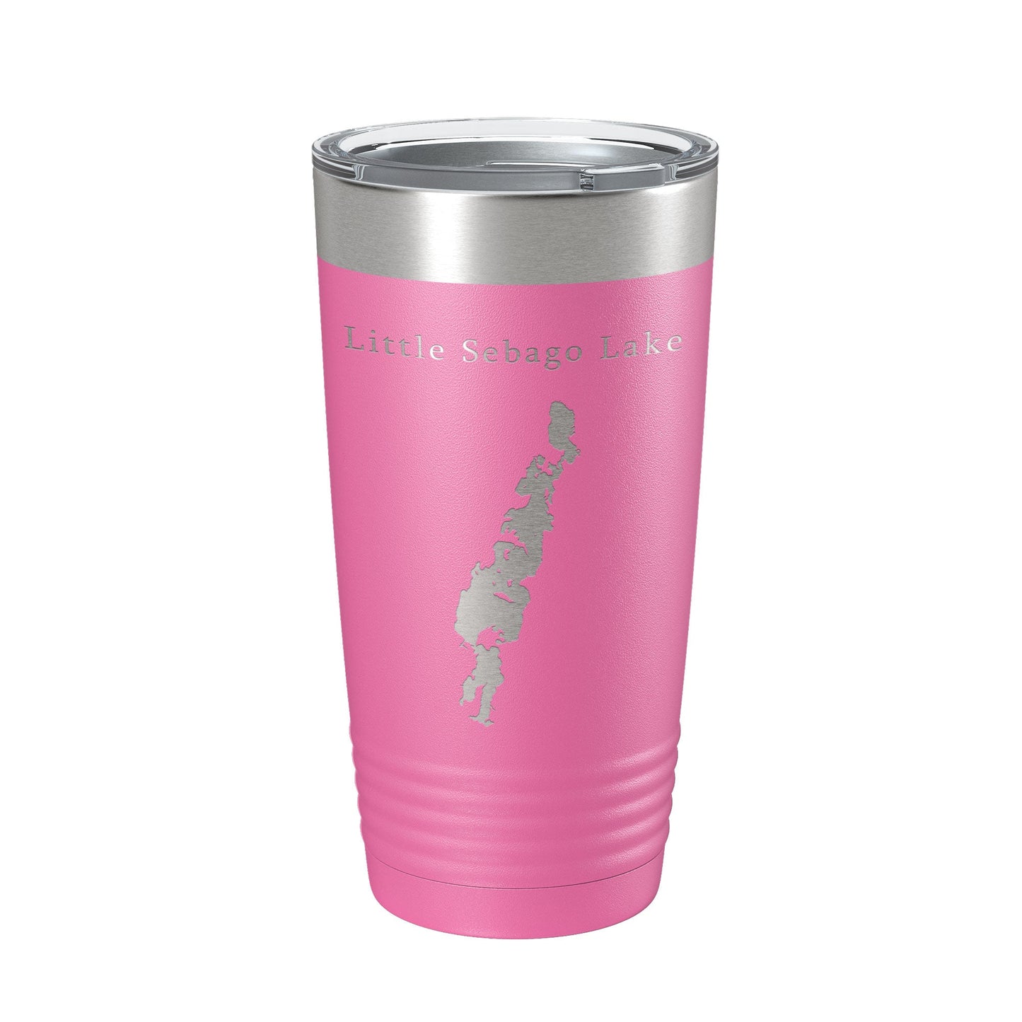 Little Sebago Lake Map Tumbler Travel Mug Insulated Laser Engraved Coffee Cup Maine 20 oz-11