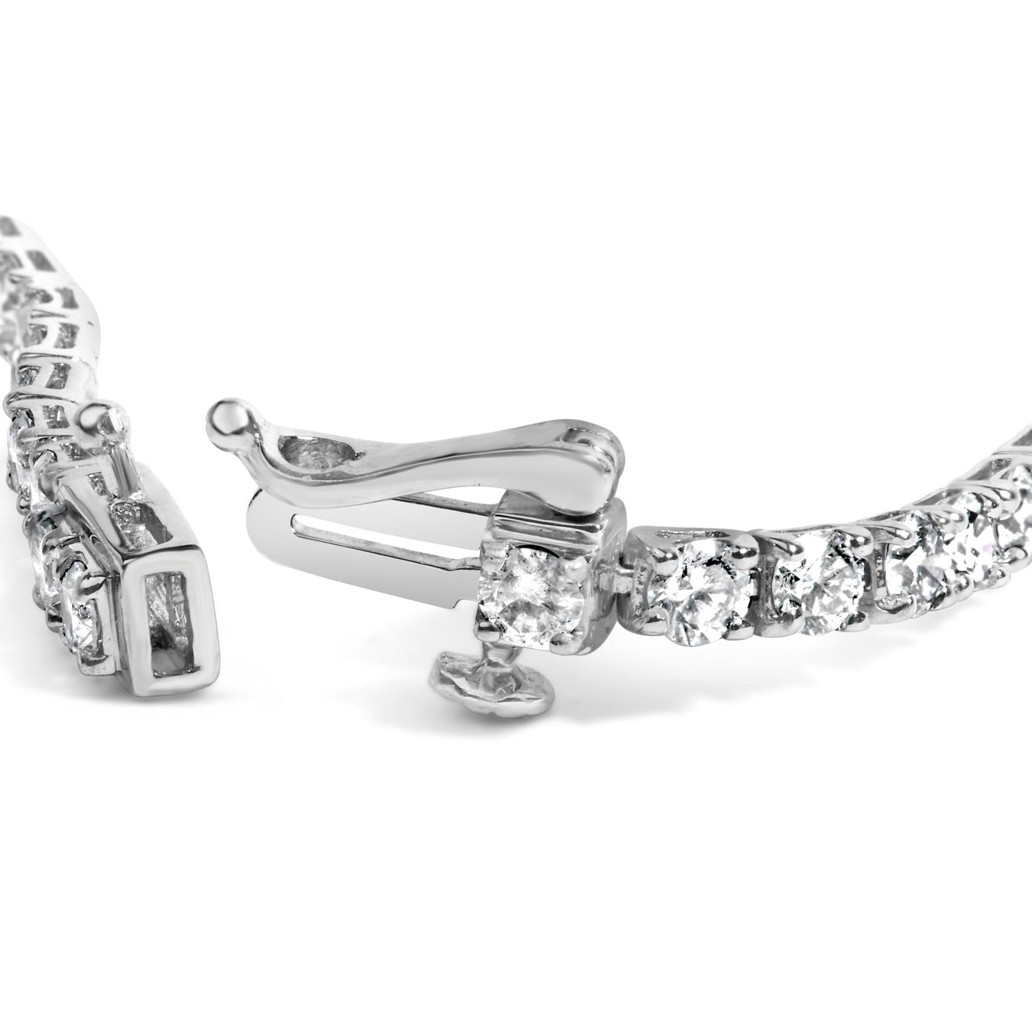 14K Gold 5.0 Cttw Lab Grown Diamond Tennis Bracelet (F-G Color, VS1-VS2 Clarity) - 7.25" Inches-2