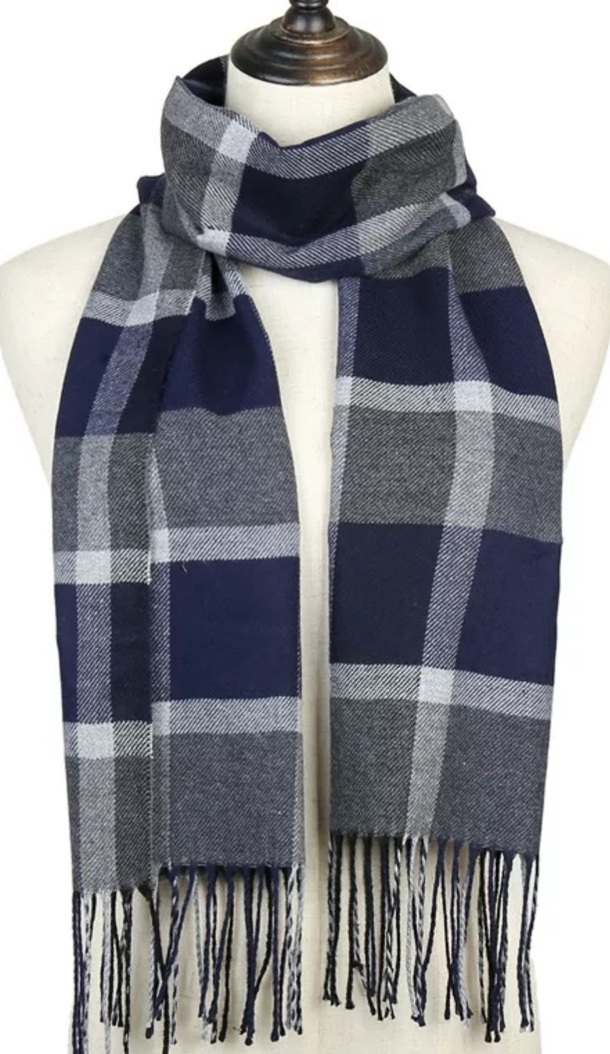 CASHMERE PLAID SCARF-3
