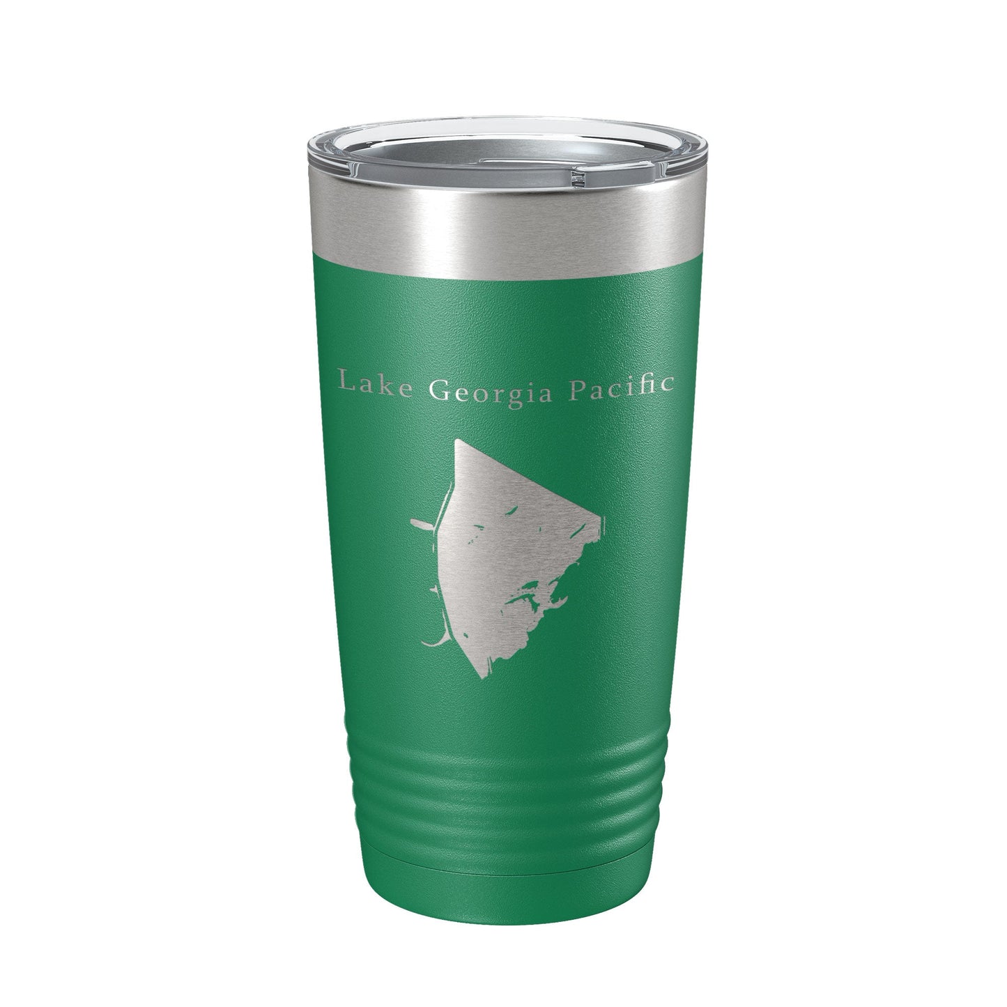 Lake Georgia Pacific Map Tumbler Travel Mug Insulated Laser Engraved Coffee Cup Arkansas 20 oz-9