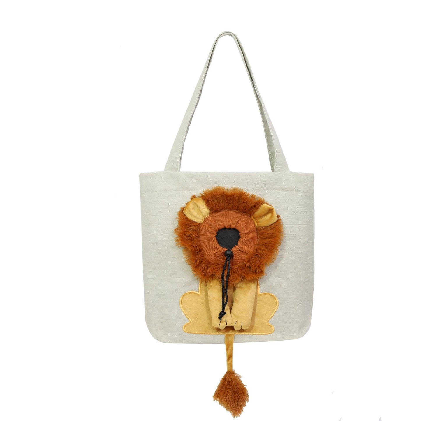 Lion Design Pet Carrier: Portable, Breathable, And Stylish For Travel With Your Furry Friend-2