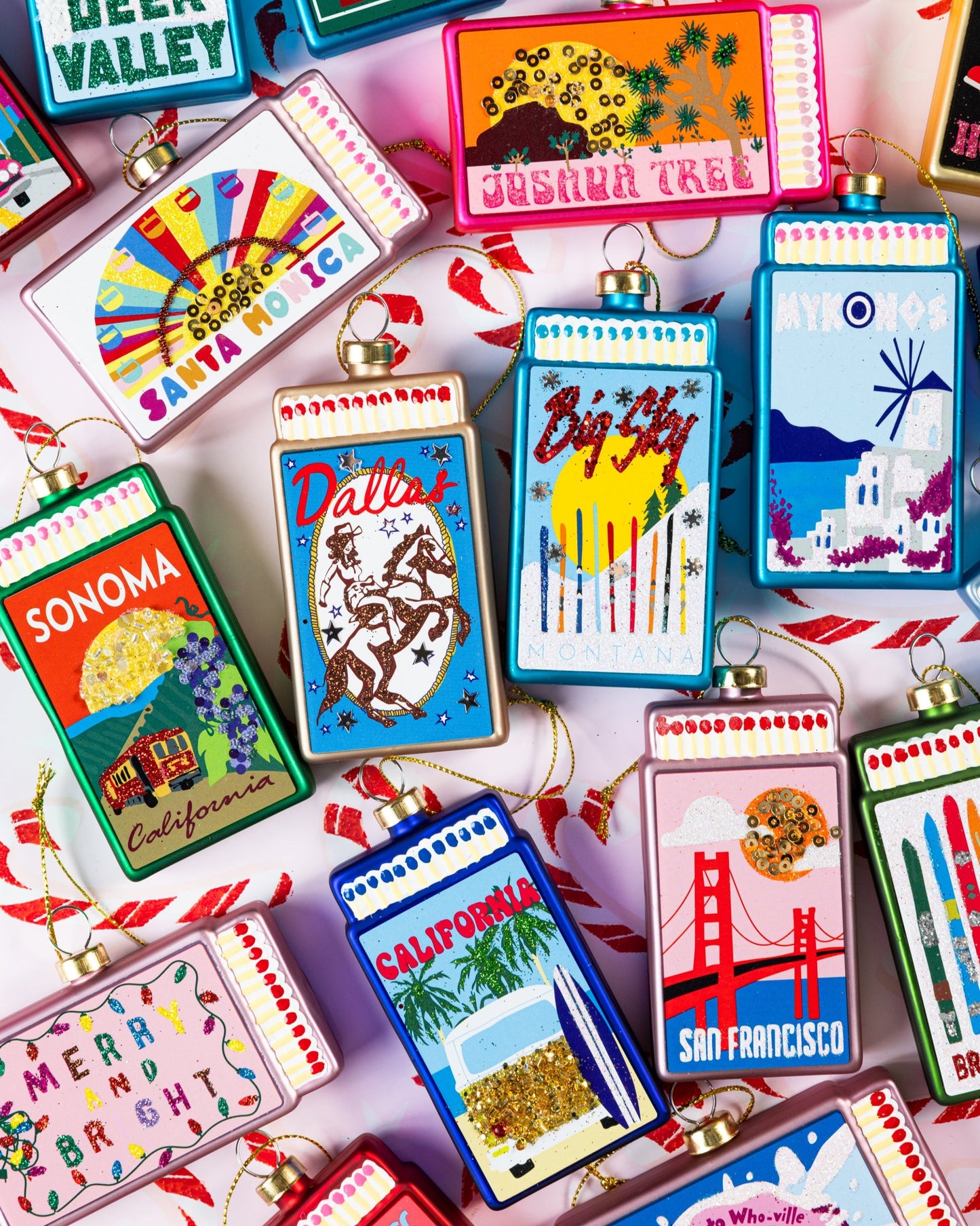 Matchbook Ornament - Sonoma-3